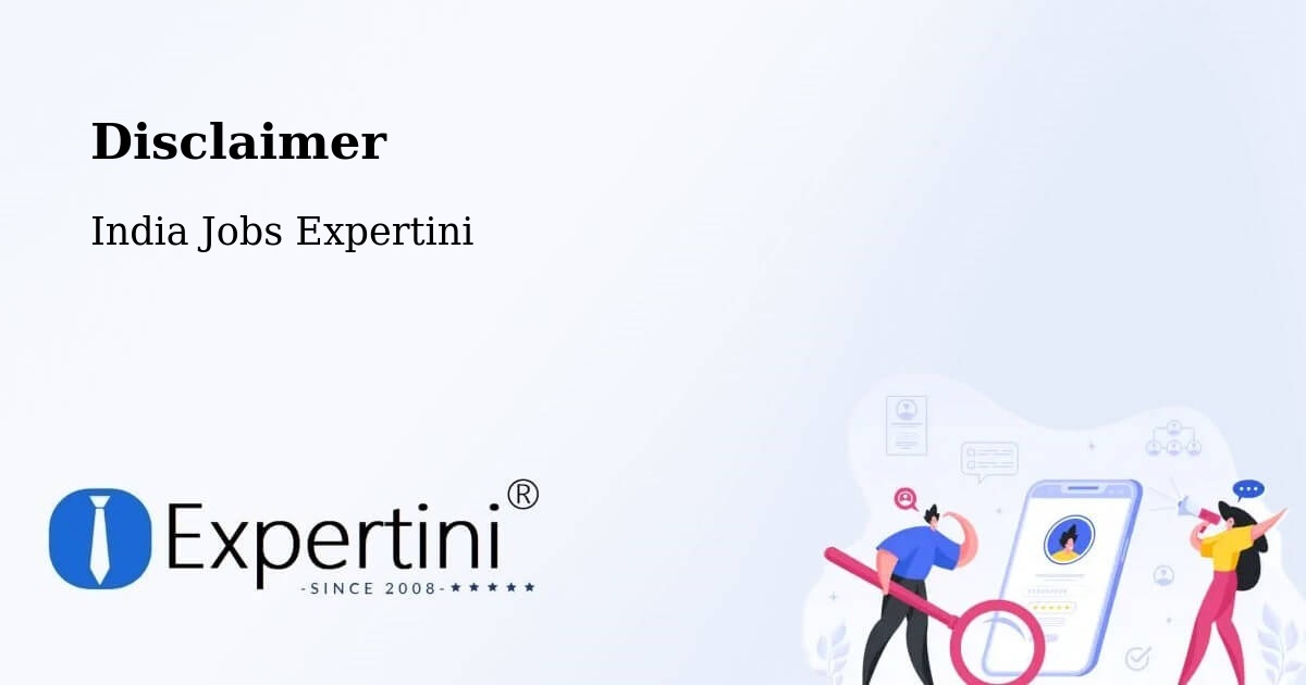 Disclaimer – Kadiri - India Jobs Expertini